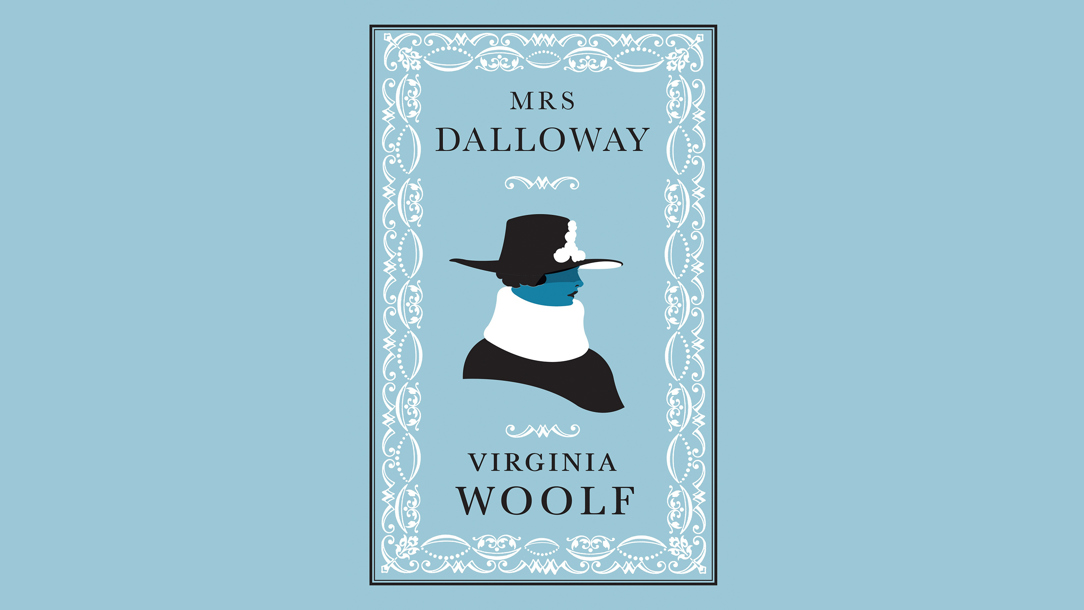 A dust jacket of the book 'Mrs Dalloway'.