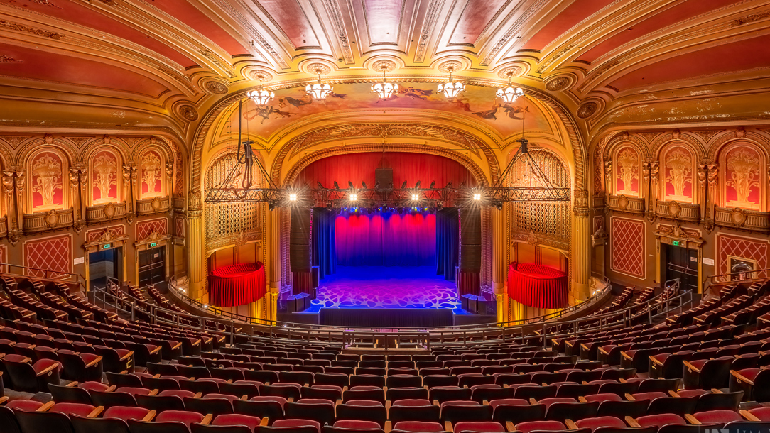 Inside the Warfield Theatre.