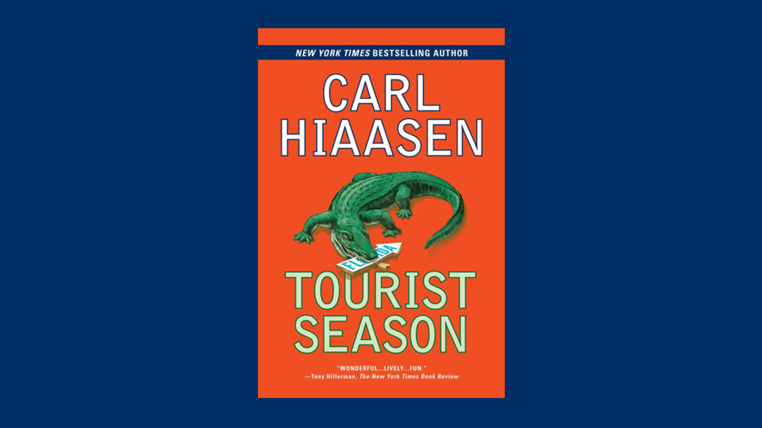 A book jacket for 'A Tourist Season'.