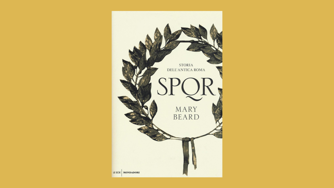 A dust jacket from'SPQR'.