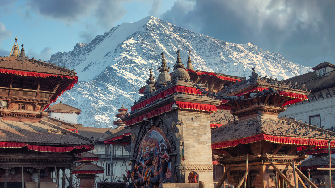 Traditional architecture in Nepal.