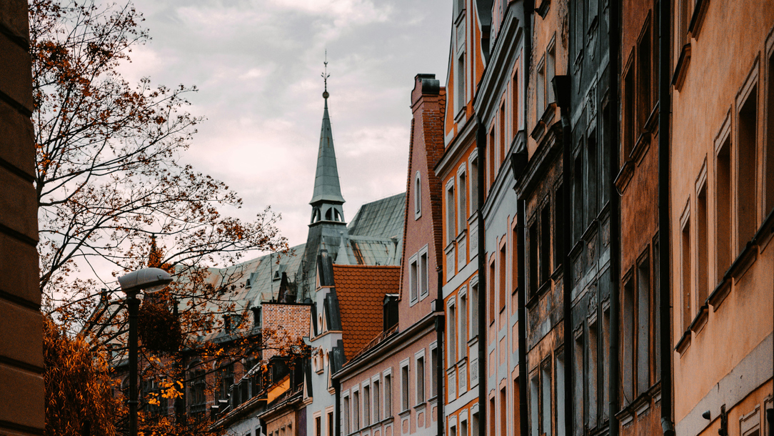 A street in Riga.